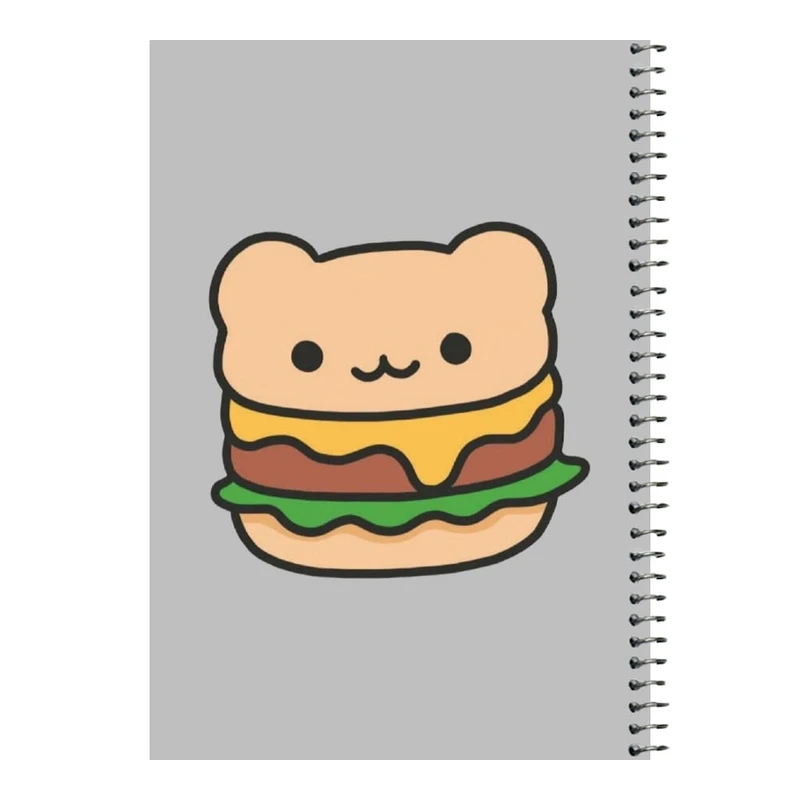 دفتر مشق 80 برگ اس جی مدل همبرگر   