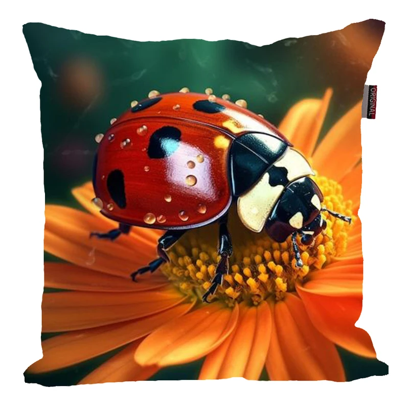 کوسن مدل زیبا فانتزی کفشدوزک کد 172