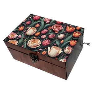 جعبه موزیکال مدل گل کد B565 