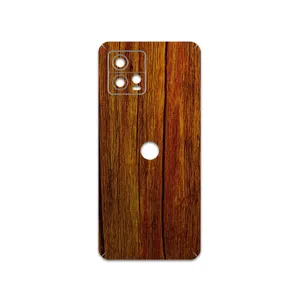 MAHOOT Orange-Wood Cover Sticker for Motorola Moto G72