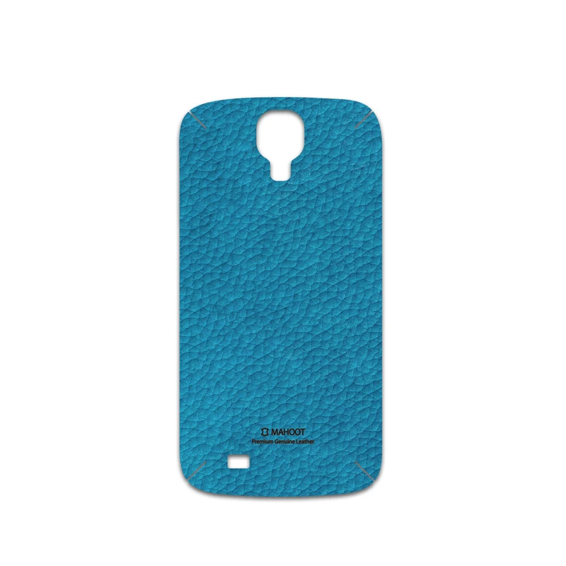 برچسب پوششی ماهوت مدل Blue-Leather مناسب برای گوشی موبایل سامسونگ Galaxy S4