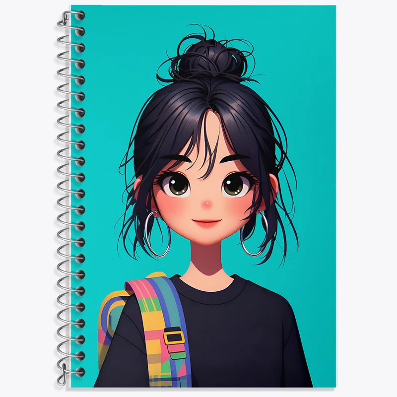 دفتر نت موسیقی 50 برگ خندالو طرح دخترانه کد F7063