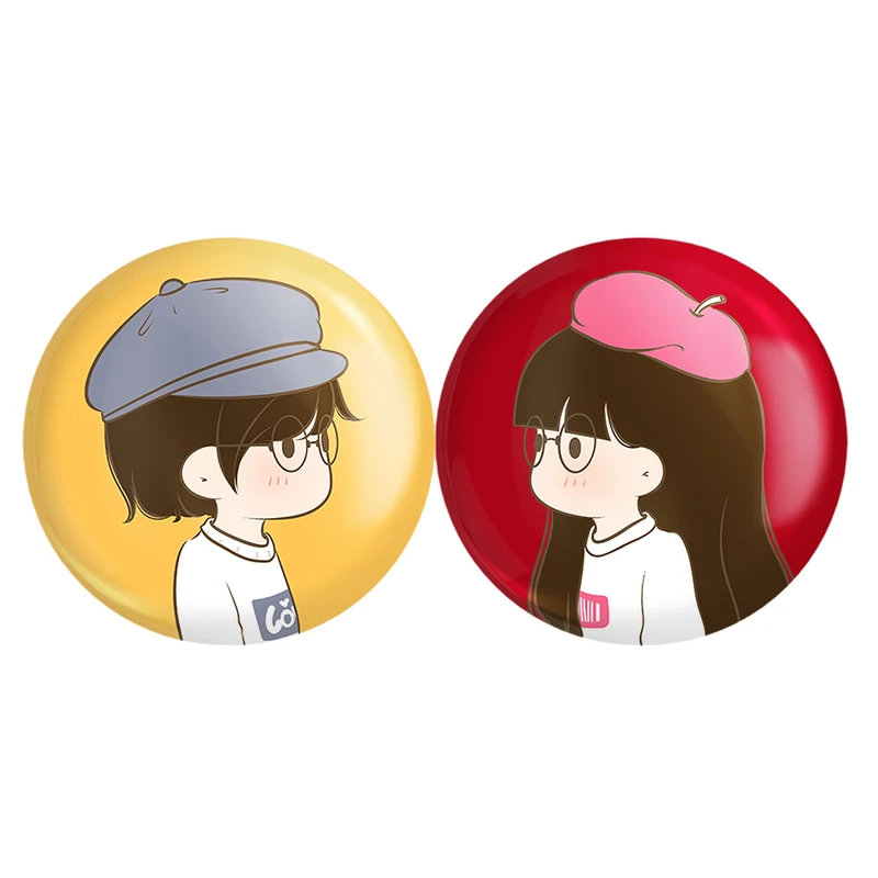 مگنت خندالو مدل عاشقانه Love کد A37 مجموعه 2 عددی