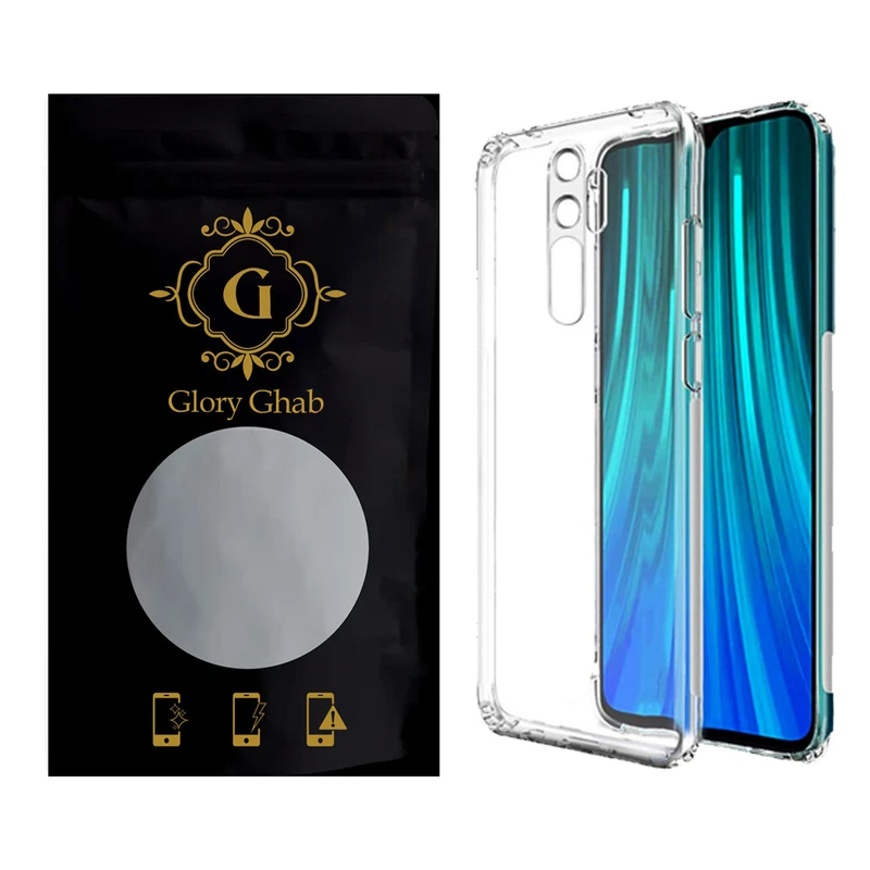 کاور گلوری قاب مدل شفاف SPC مناسب برای گوشی موبایل شیائومی Redmi Note 8 Pro