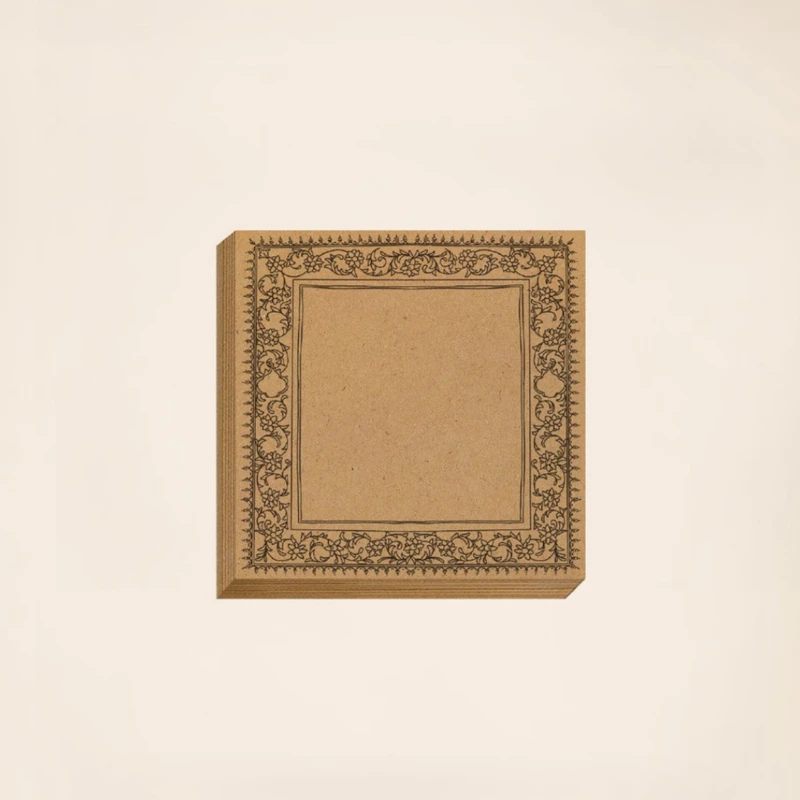 کاغذ یادداشت مریخ مدل Motif 1063 سایز ۹×۹ سانتیمتر 