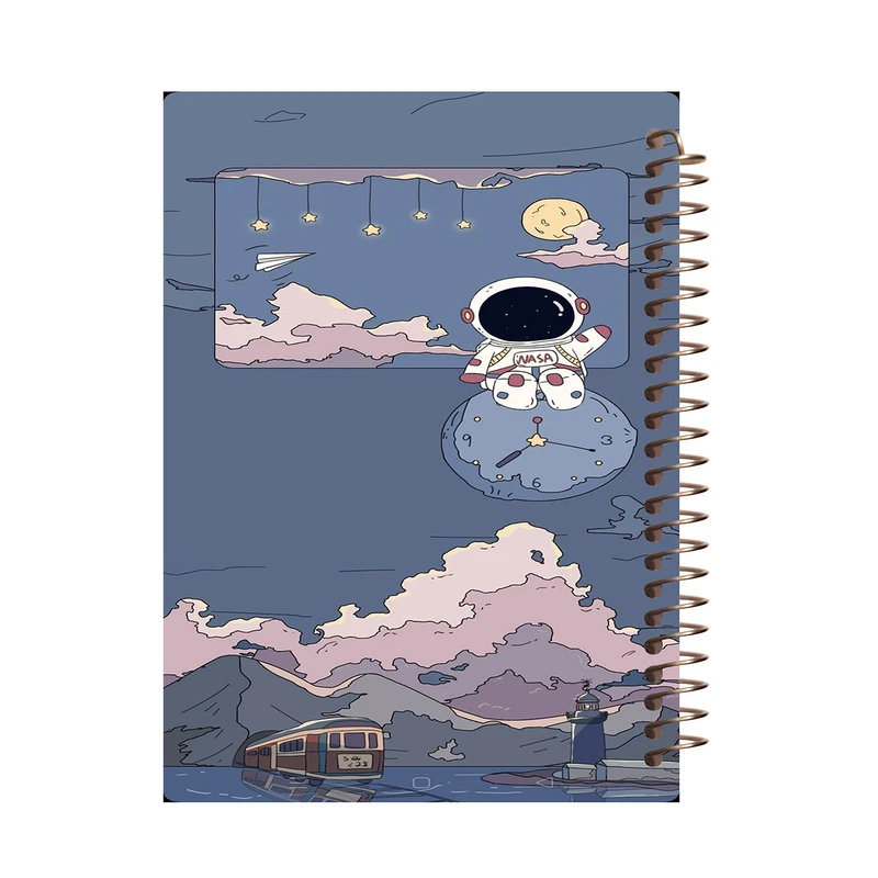 دفتر مشق 60 برگ طرح فضانورد کد M552