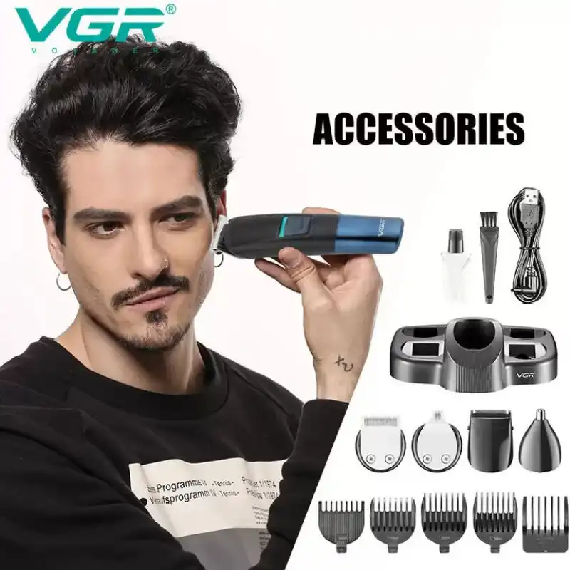 ماشین اصلاح موی سر و صورت وی جی ار مدل V-108