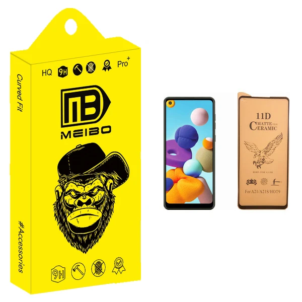 محافظ صفحه نمایش سرامیکی میبو مدل +MHD مناسب برای گوشی موبایل سامسونگ Galaxy A21