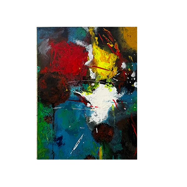 تابلو نقاشی اکرلیک به سبک انتزاعی مدل صدای طبیعت