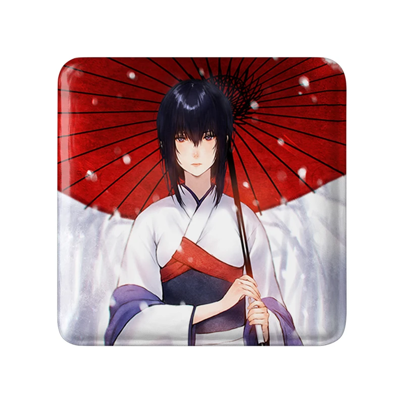 پیکسل خندالو طرح توموئه انیمه رورونی کنشین مدل مربعی کد 34903