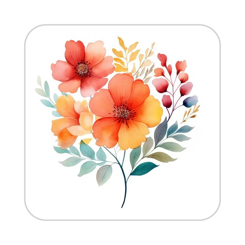 زیر لیوانی کاکتی طرح گل مدل mp16364