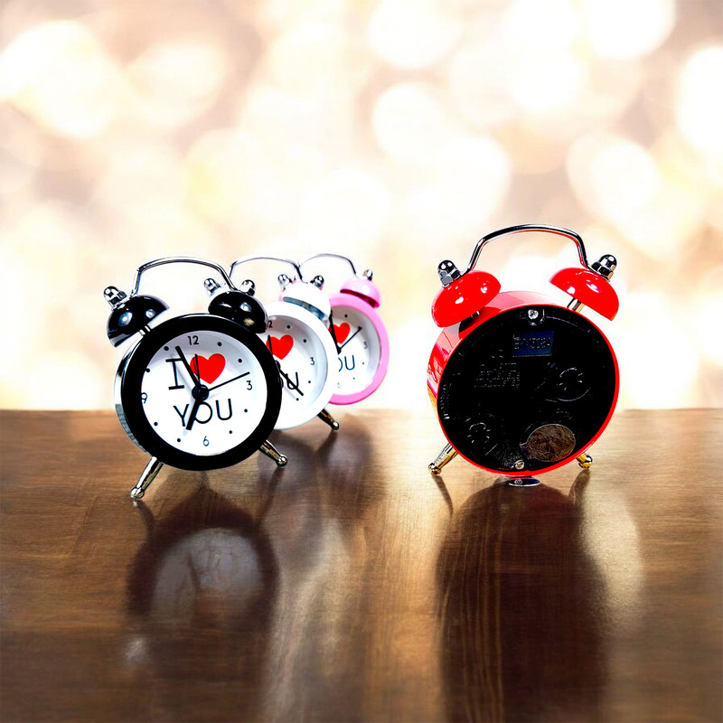 ساعت رومیزی عقربه‌ای مدل فانتزی LOVE U کد PK-05