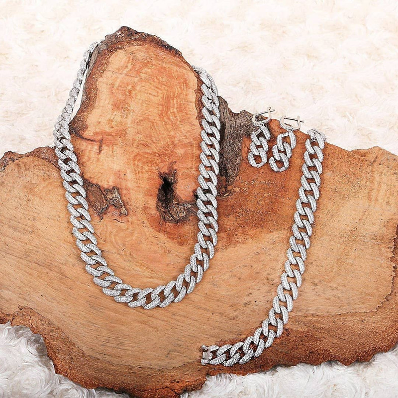 نیم ست نقره زنانه مدل A113