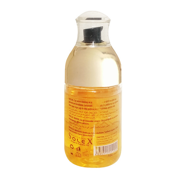 روغن مو سولکس مدل آرگان حجم 100 میلی لیتر