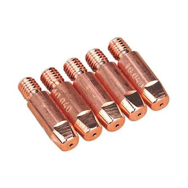 نازل تورچ مدل میگ مگ مخروطی کد M6*28*0.8 بسته ۵ عددی