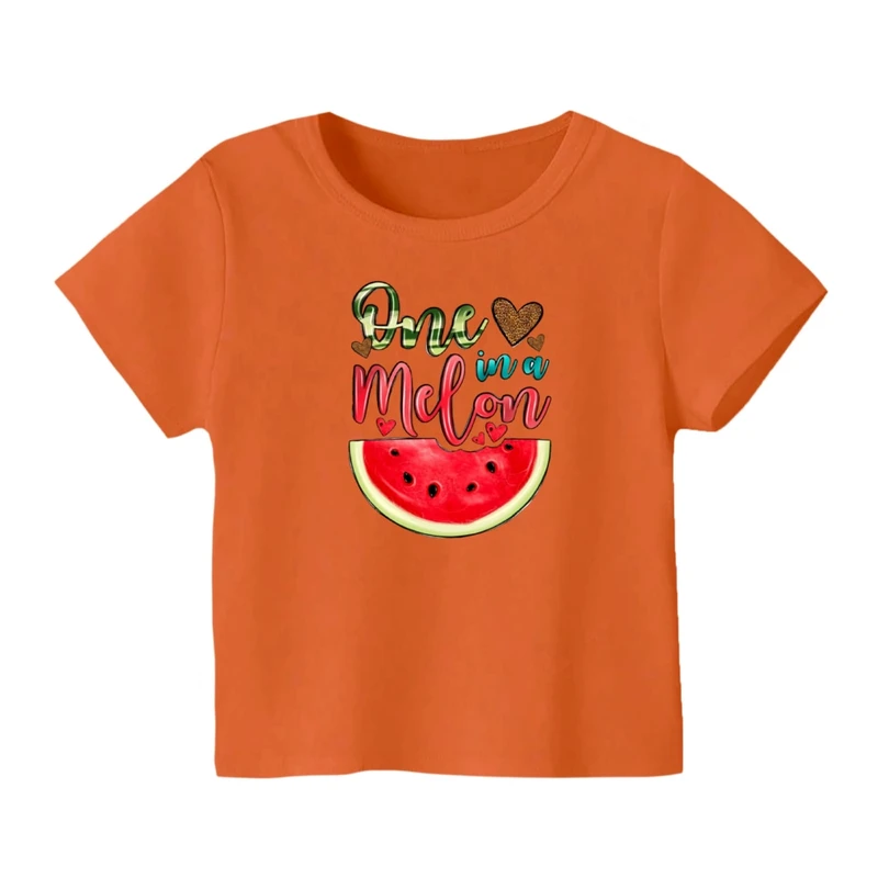 تی شرت آستین کوتاه بچگانه مدل هندوانه یلدایی کد 66