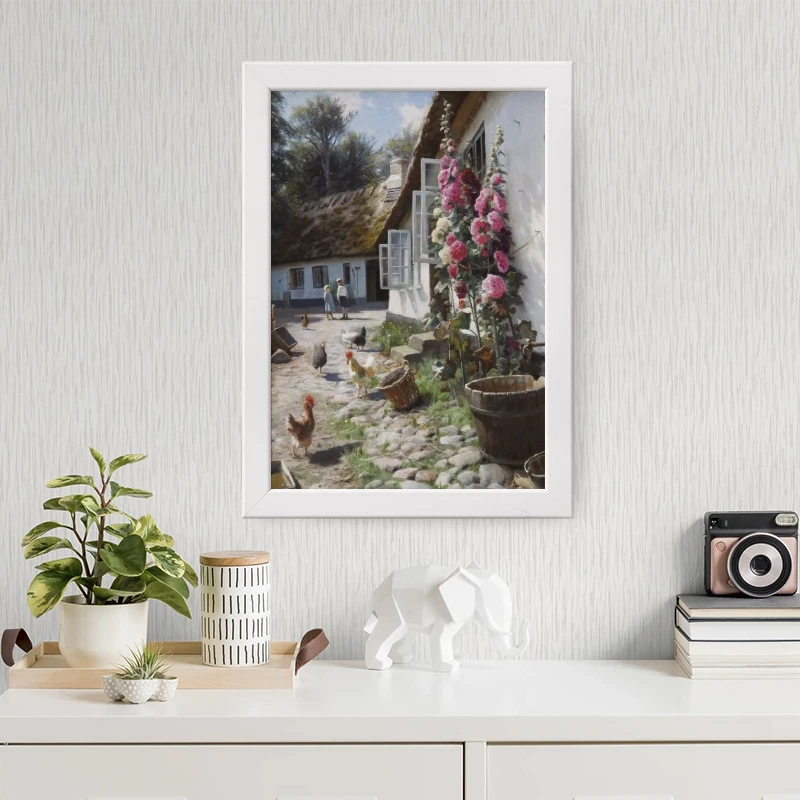 تابلو یاسین دکوراتیو مدل ماکیان خانه کد ysw638