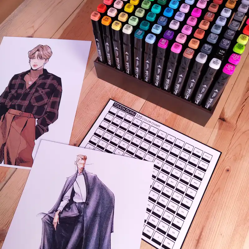 ماژیک راندو تاچ دوهو مدل r0t Edition به همراه استند بسته 120 عددی