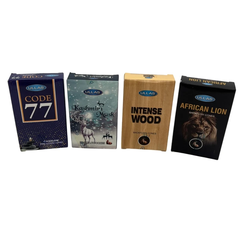 عود الاس مدل آبشاری کد 77 رایحه شیر و چوب و مشک مجموعه 40 عددی