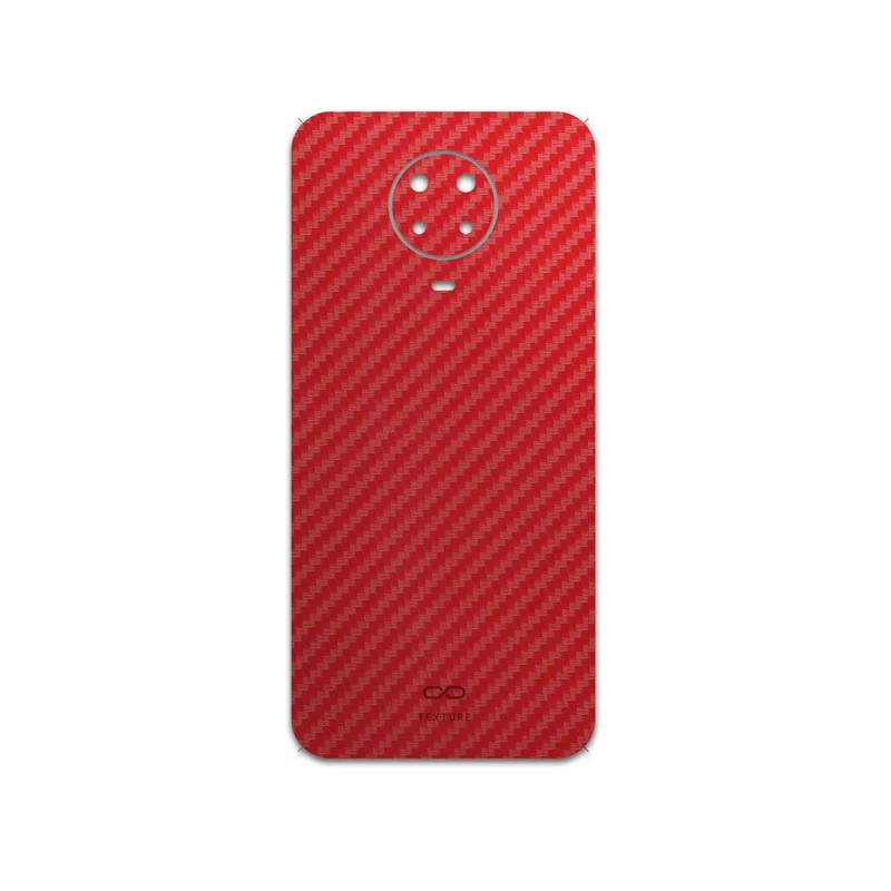 برچسب پوششی ماهوت مدل Red-Fiber مناسب برای گوشی موبایل نوکیا G20