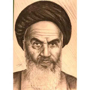 نقاشی سیاه قلم طرح چهره