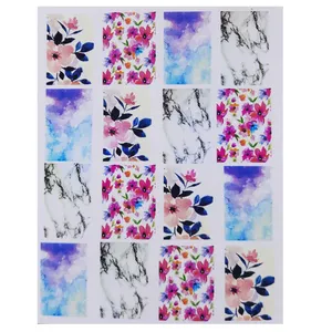 استیکر طراحی ناخن طرح گل مدل 01