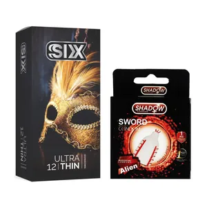  کاندوم سیکس مدل Ultra Thin بسته 12 عددی به همراه کاندوم شادو مدل Sword بسته 1 عددی
