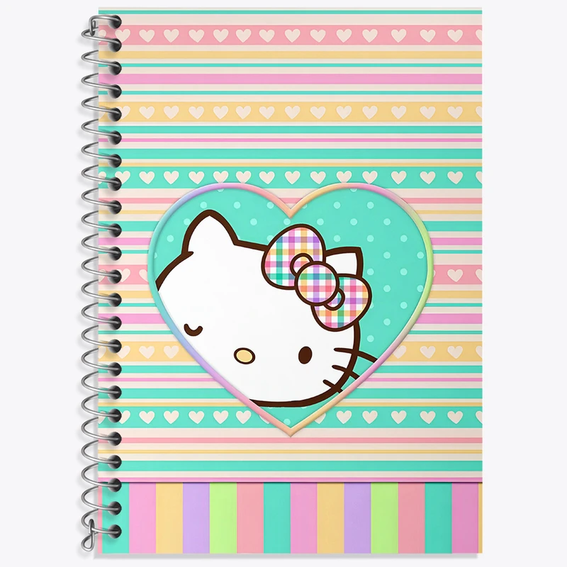 دفتر لغت 50 برگ خندالو طرح هلو کیتی (Hello Kitty)  کد N3977