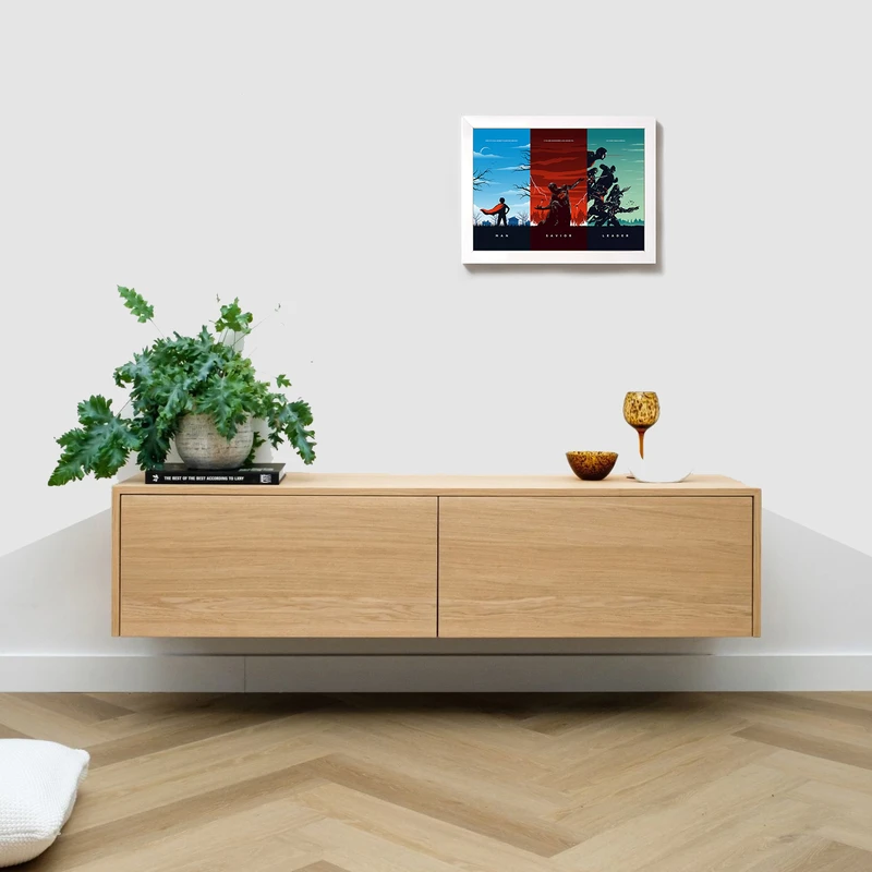 تابلو مدل فیلم سه گانه ی سوپرمن superman trilogy W496