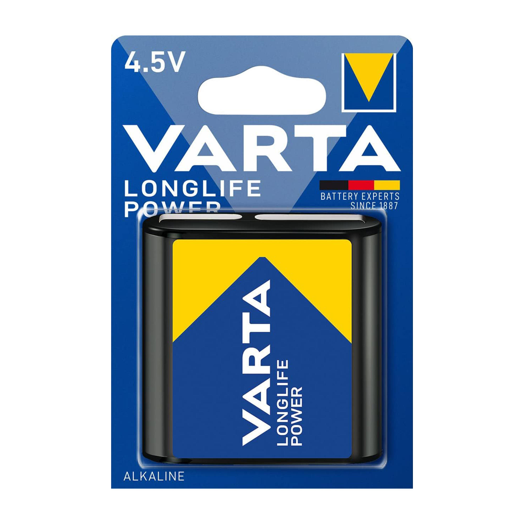 باتری کتابی وارتا مدل Longlife Power 4.5V بسته یک عدد