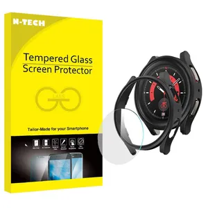 کاور انتک مدل GW-01 مناسب برای ساعت هوشمند سامسونگ Galaxy Watch 4 44mm به همراه محافظ صفحه نمایش