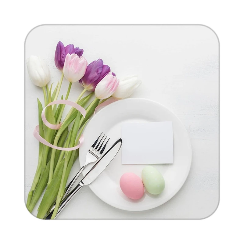 زیر لیوانی کاکتی طرح گل مدل mp19217