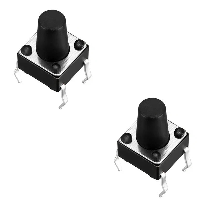 میکرو سوئیچ مدل Vertical-6×6×8.5-4P بسته 2 عددی