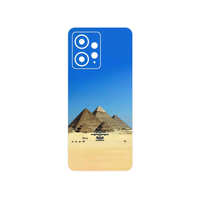 برچسب پوششی ماهوت مدل Pyramids of Egypt مناسب برای گوشی موبایل شیائومی Redmi Note 12 4G