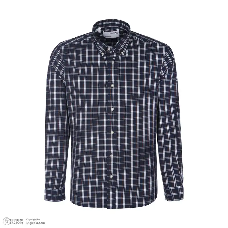 پیراهن آستین بلند مردانه سلکتد هوم مدل s6538