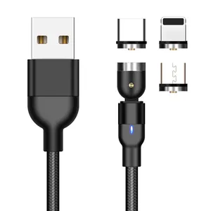  کابل تبدیل USB به MicroUSB/USB-C/ لایتنینگ مدل M1A6 طول 1 متر 