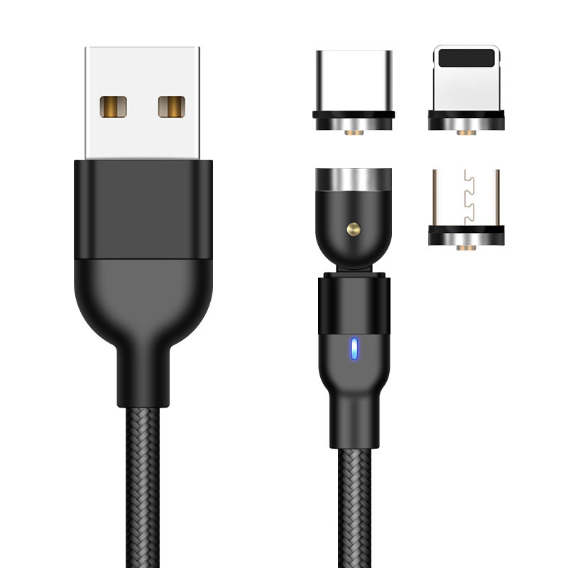  کابل تبدیل USB به MicroUSB/USB-C/ لایتنینگ مدل M1A6 طول 1 متر 