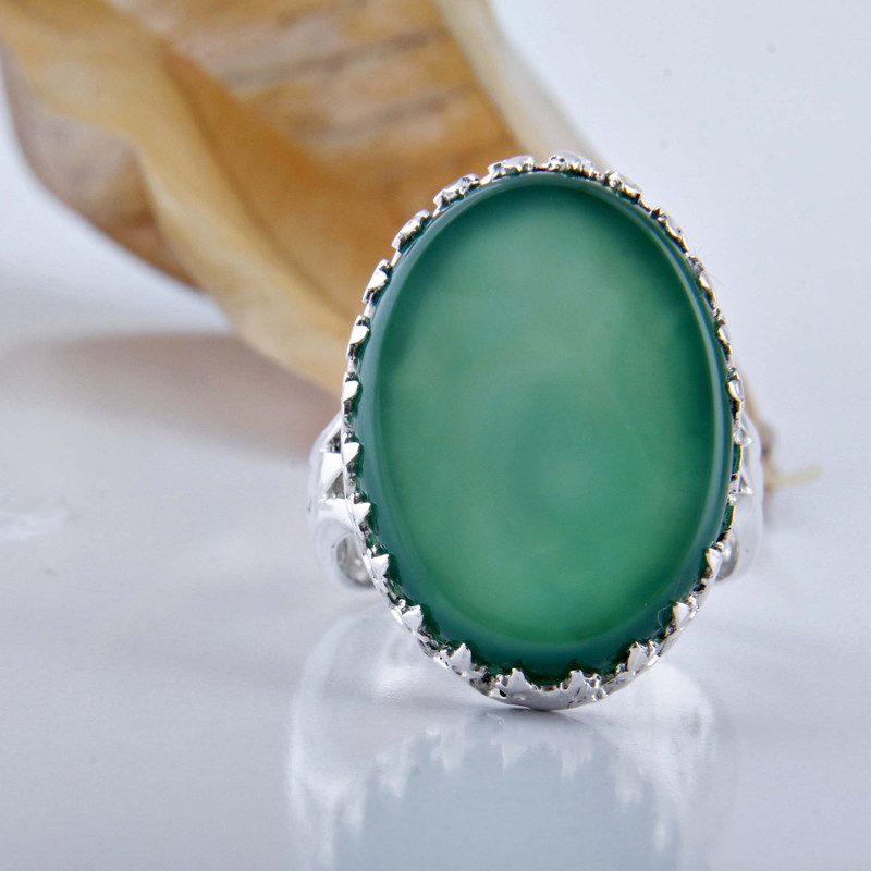 انگشتر نقره مردانه بازرگانی میلادی مدل رکاب دستساز عقیق سبز کد AM_4351 انگشتر نقره مردانه بازرگانی میلادی مدل رکاب دستساز عقیق سبز کد AM_4351