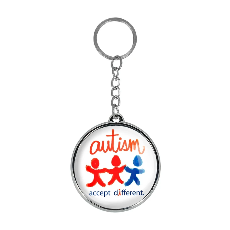 جاکلیدی خندالو طرح اتیسم Autism مدل دوطرفه کد 2675926760