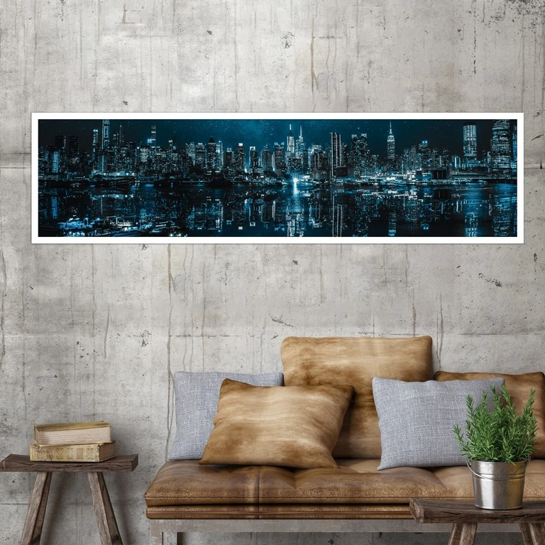 تابلو بکلیت طرح منظره شهر مدل کشیده W-7481