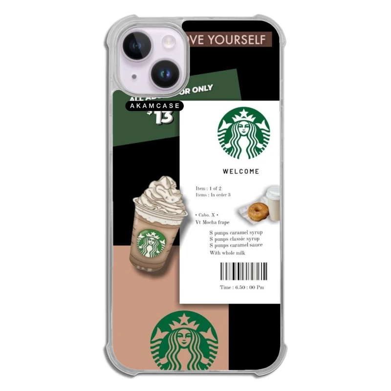 کاور آکام مدل AMCWTA14PLUS-STARBUCKS10 مناسب برای گوشی موبایل اپل iPhone 14 Plus
