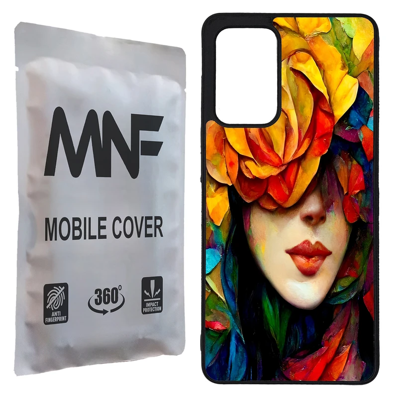 کاور ام ان اف طرح  نقاشی پرتره کد P-058 مناسب برای گوشی موبایل سامسونگ Galaxy A72 / A72 5G