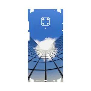 MAHOOT Glass skyscraper-FullSkin Cover Sticker for Xiaomi Redmi Note 9 Pro
