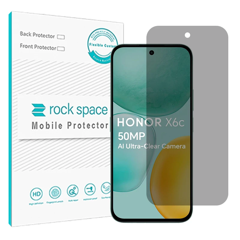 محافظ صفحه نمایش حریم شخصی راک اسپیس مدل Resistant مناسب برای گوشی موبایل آنر X6c