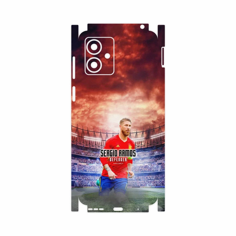 برچسب پوششی ماهوت مدل Sergio Ramos-FullSkin مناسب برای گوشی موبایل موتورولا Moto G14