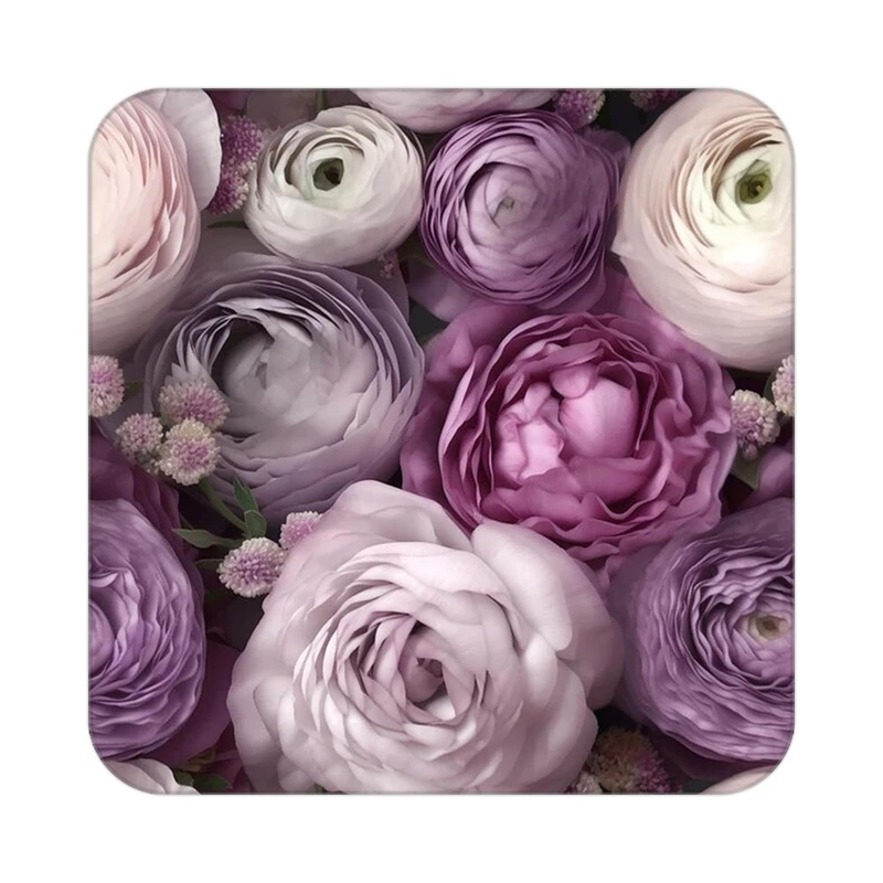 زیر لیوانی کاکتی طرح گل مدل mp16705