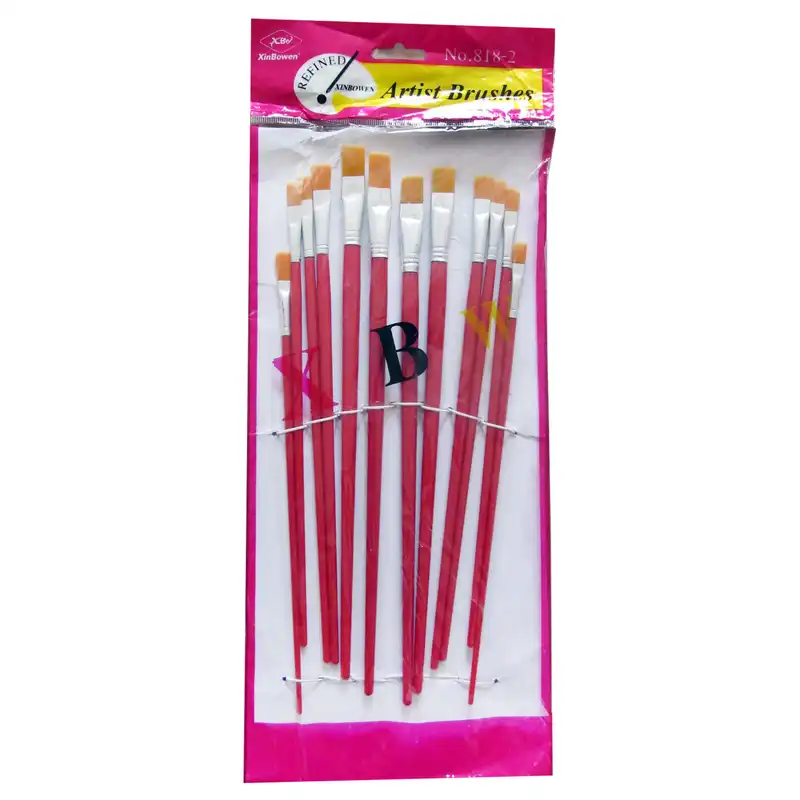 قلم مو تخت کد 818-2 بسته 12 عددی