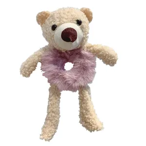 کش مو دخترانه مدل خرسی فرفری کد 22121