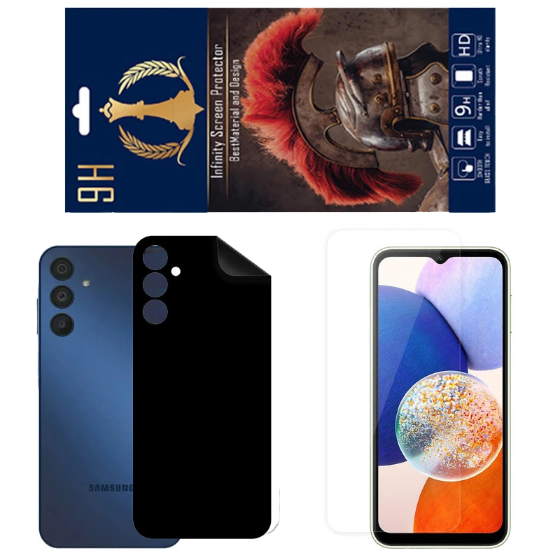 برچسب پوششی اینفینیتی مدل RG مناسب برای گوشی موبایل سامسونگ Galaxy A16 5G به همراه محافظ صفحه نمایش