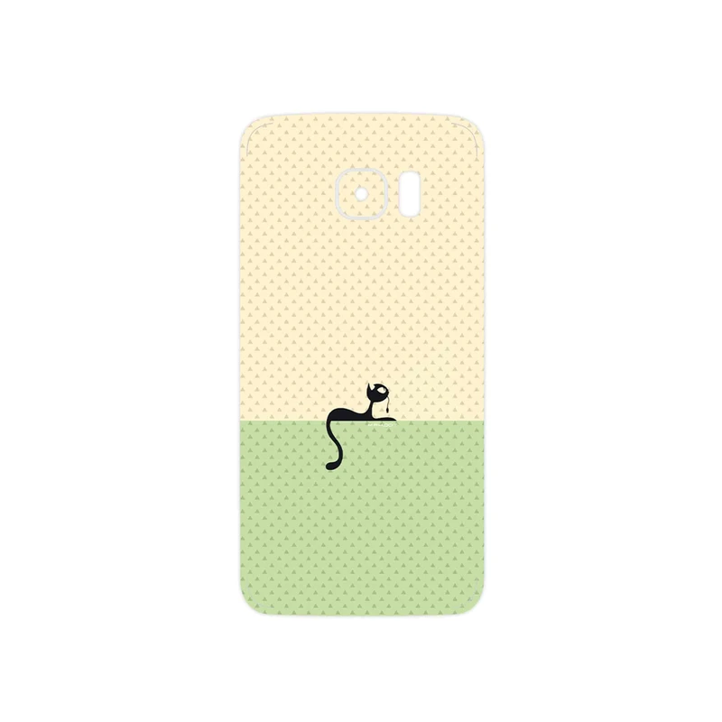 برچسب پوششی ماهوت مدل Minimal Internet Cat Icon مناسب برای گوشی موبایل سامسونگ Galaxy S7 Edge